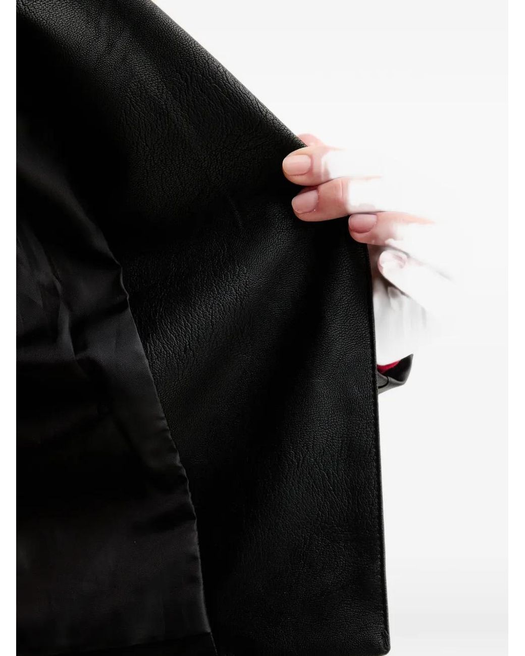 Morgan White Zip-Up Biker Jacket