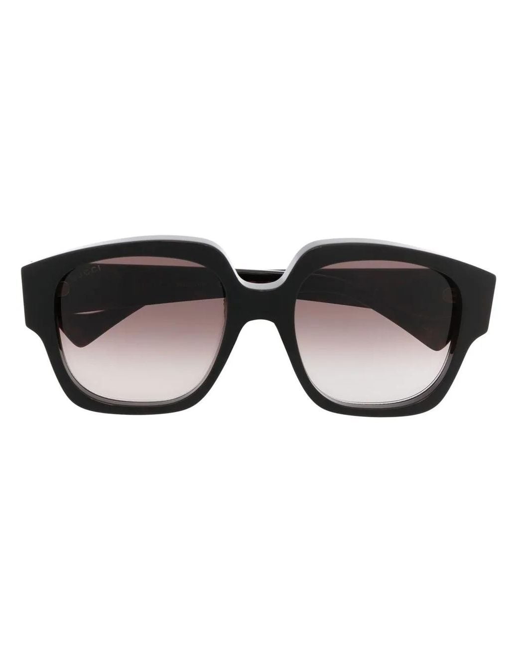 Gucci Black Oversized Square-Frame Sunglasses