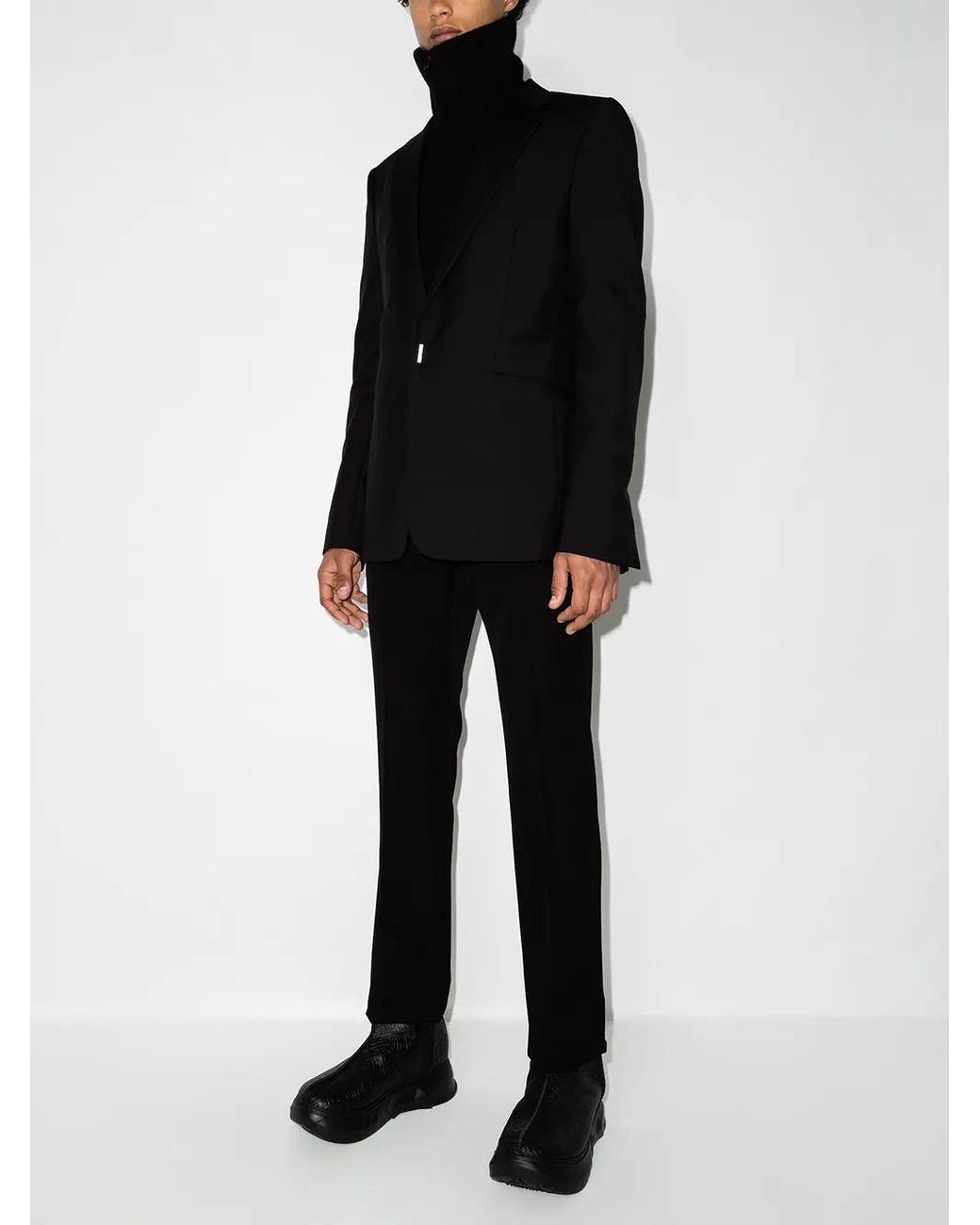 Givenchy Black Logo Print Jacket for men