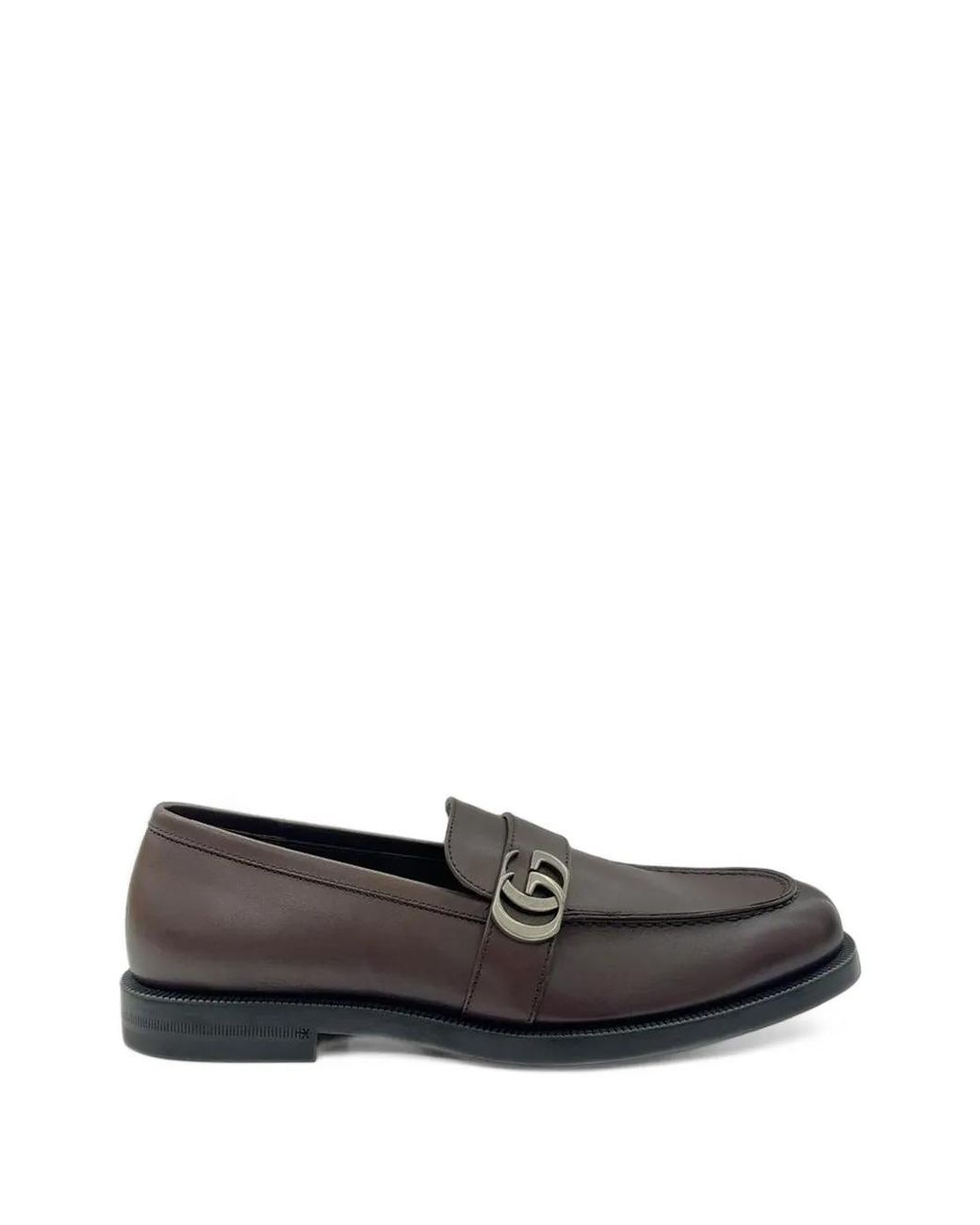 Gucci White Loafers With Double G for men