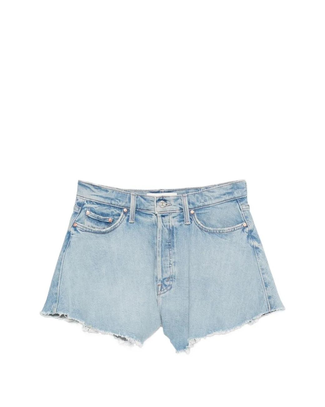 Short À Patch Cœur Mother en coloris Blue