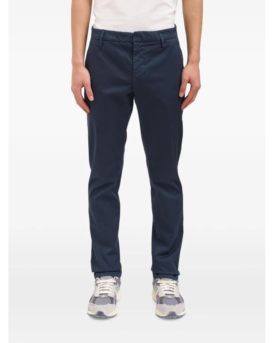 Dondup Blue Gaubert Slim-Leg Trousers for men