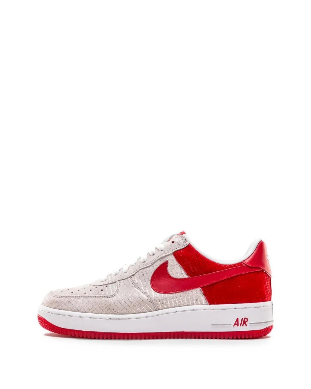 Nike Red Air Force 1 Premium Sneakers