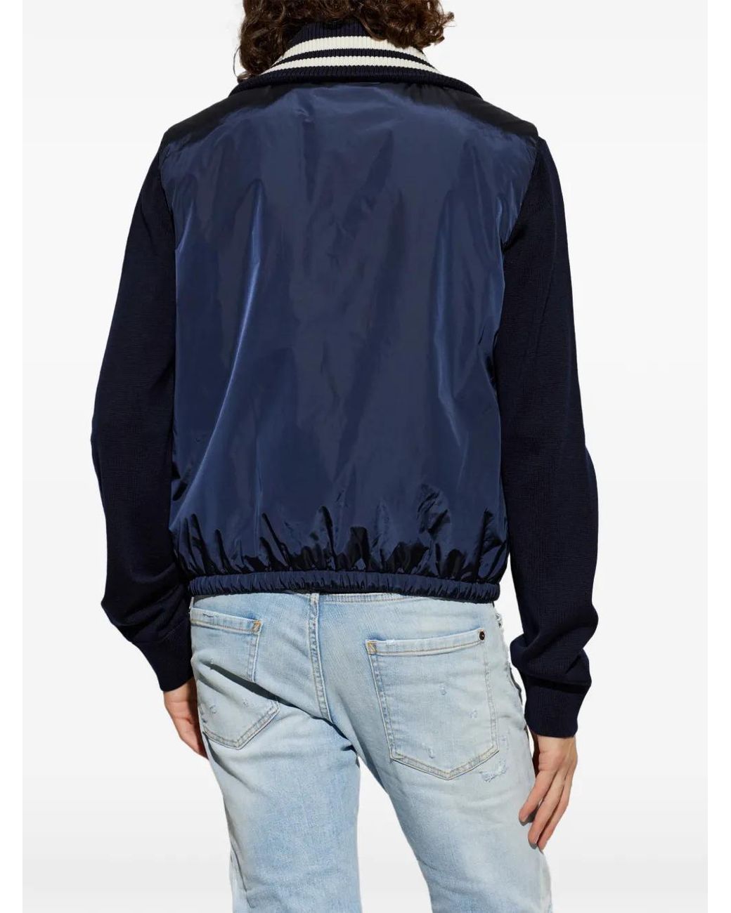 DSquared² Blue Polyamide Bordeaux Gilet Vest for men
