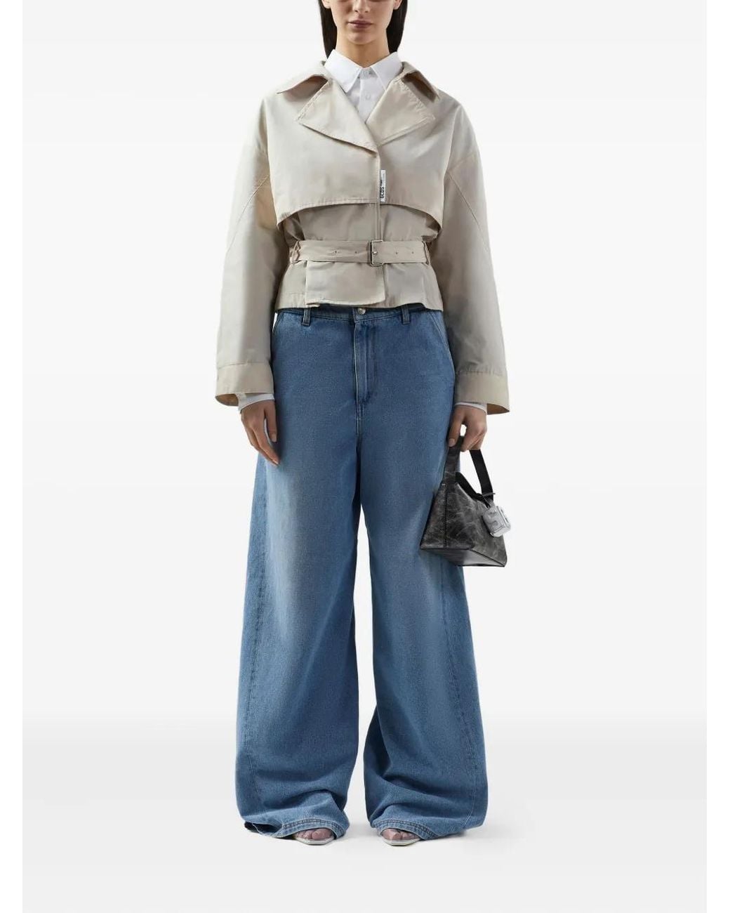 Gcds White Belted Jacket