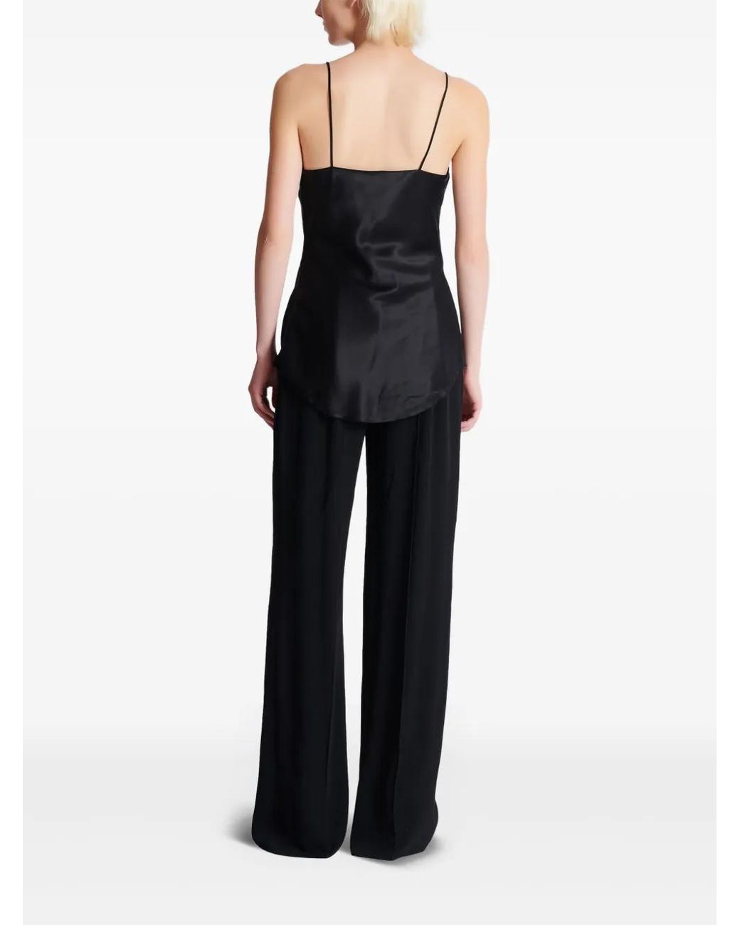 Balmain Gedrapeerde Top in het Black