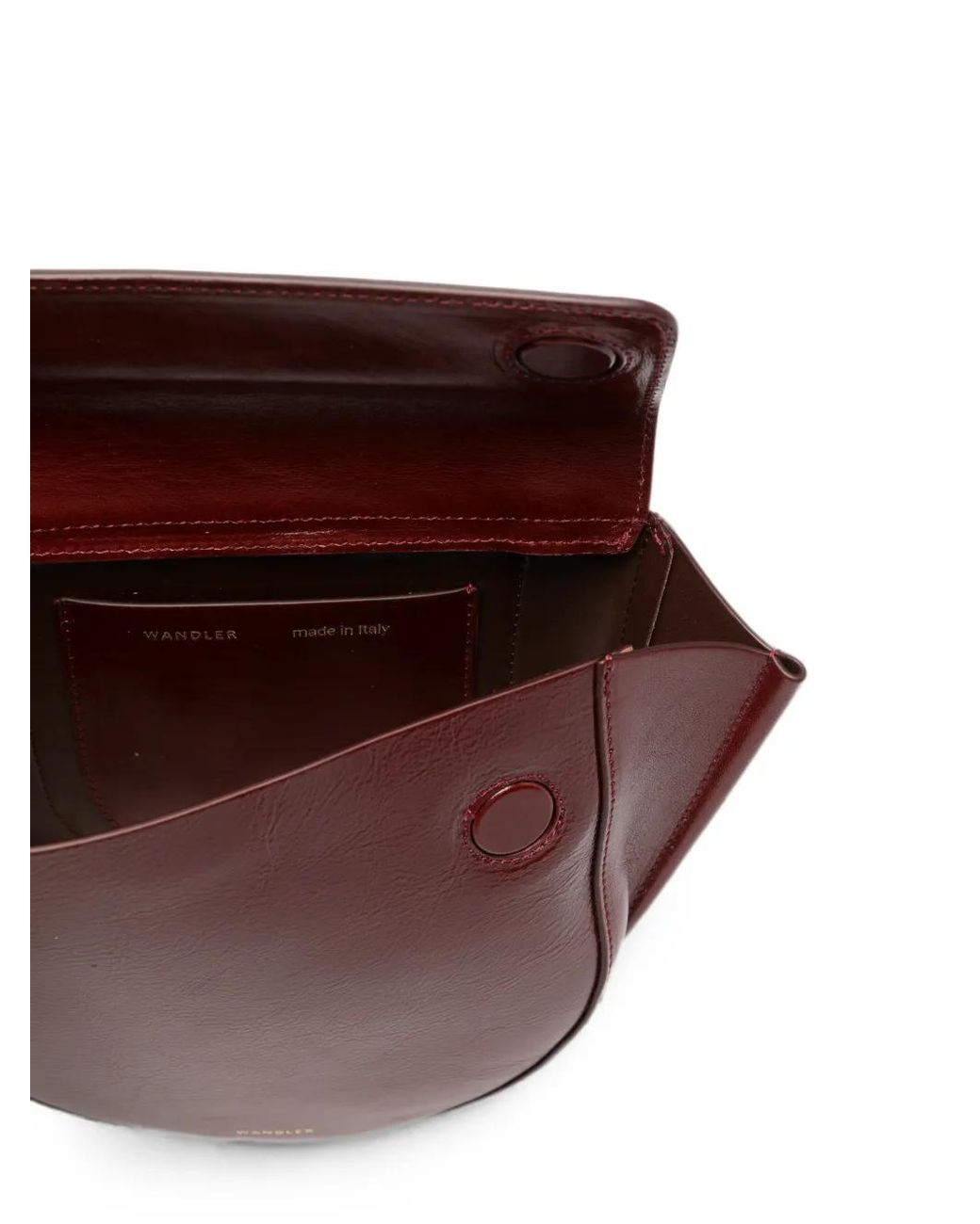 Wandler Red Mini Sac À Main Hortensia En Cuir