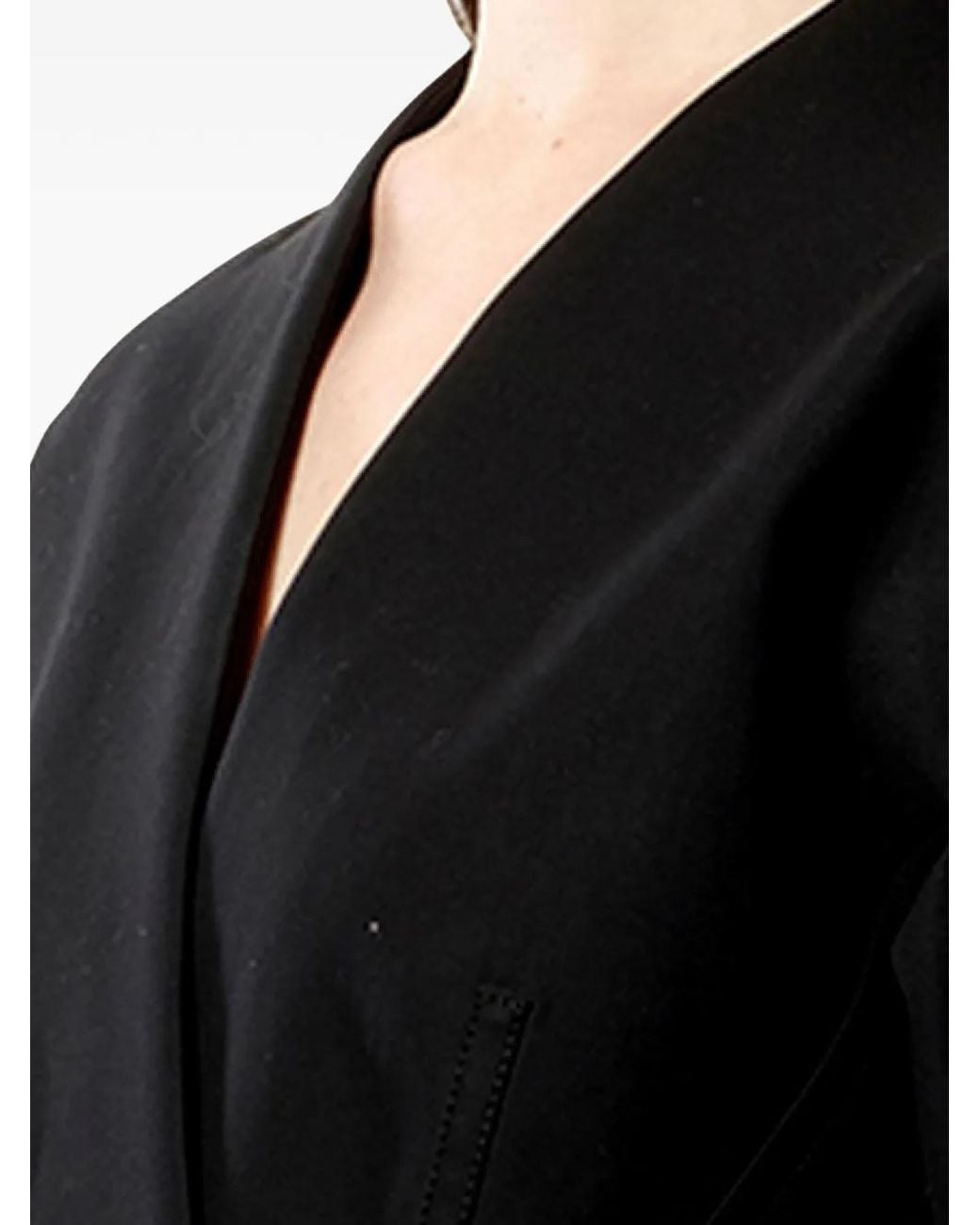 Balenciaga Black Wrap Jacket