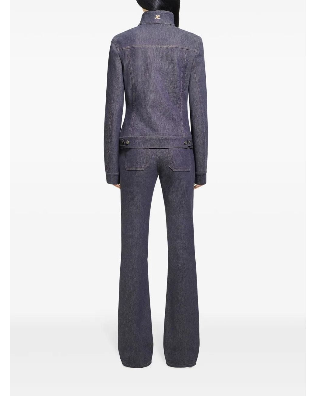 Courreges ブーツカット ジーンズ Blue