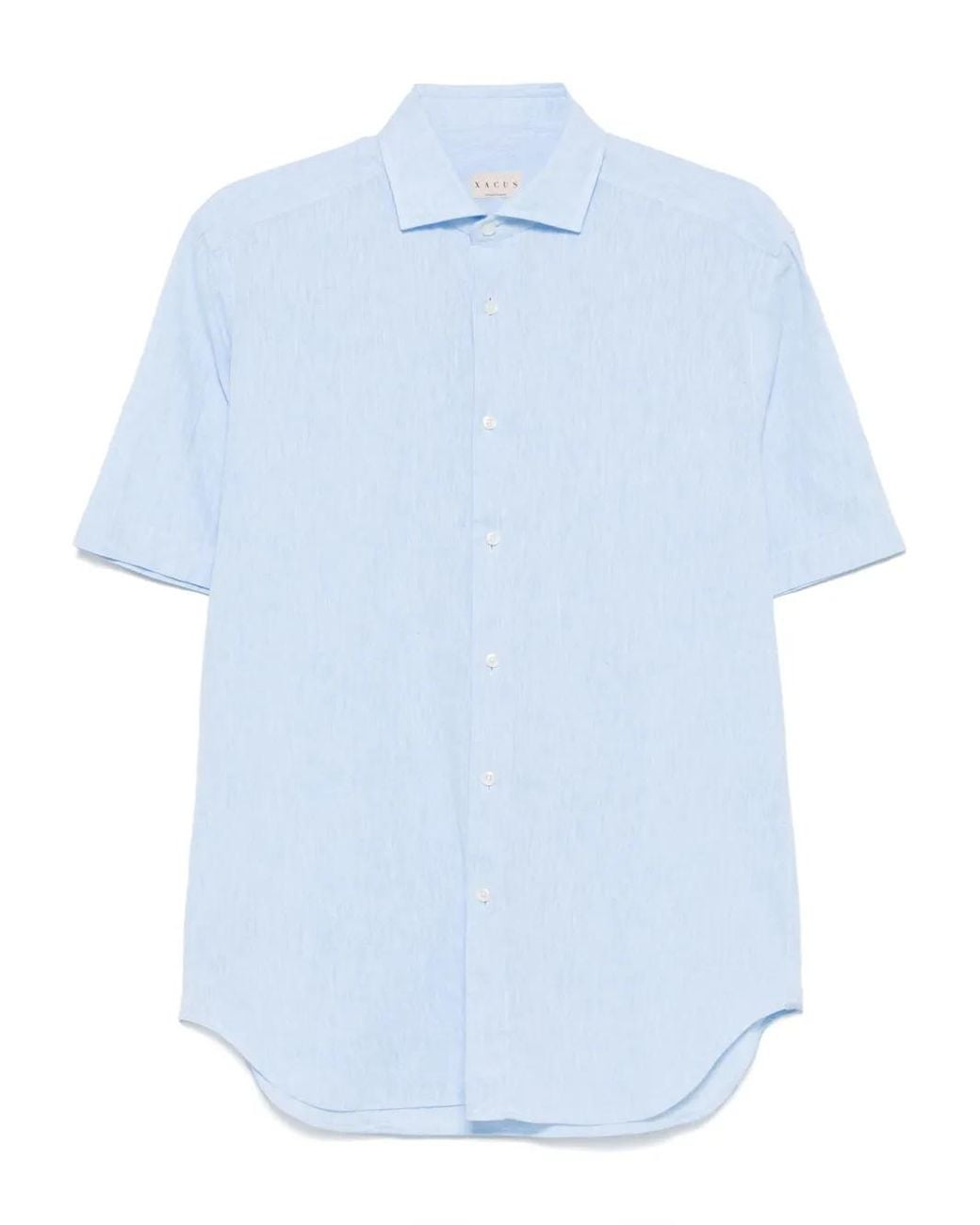 Xacus Blue Slub Shirt for men