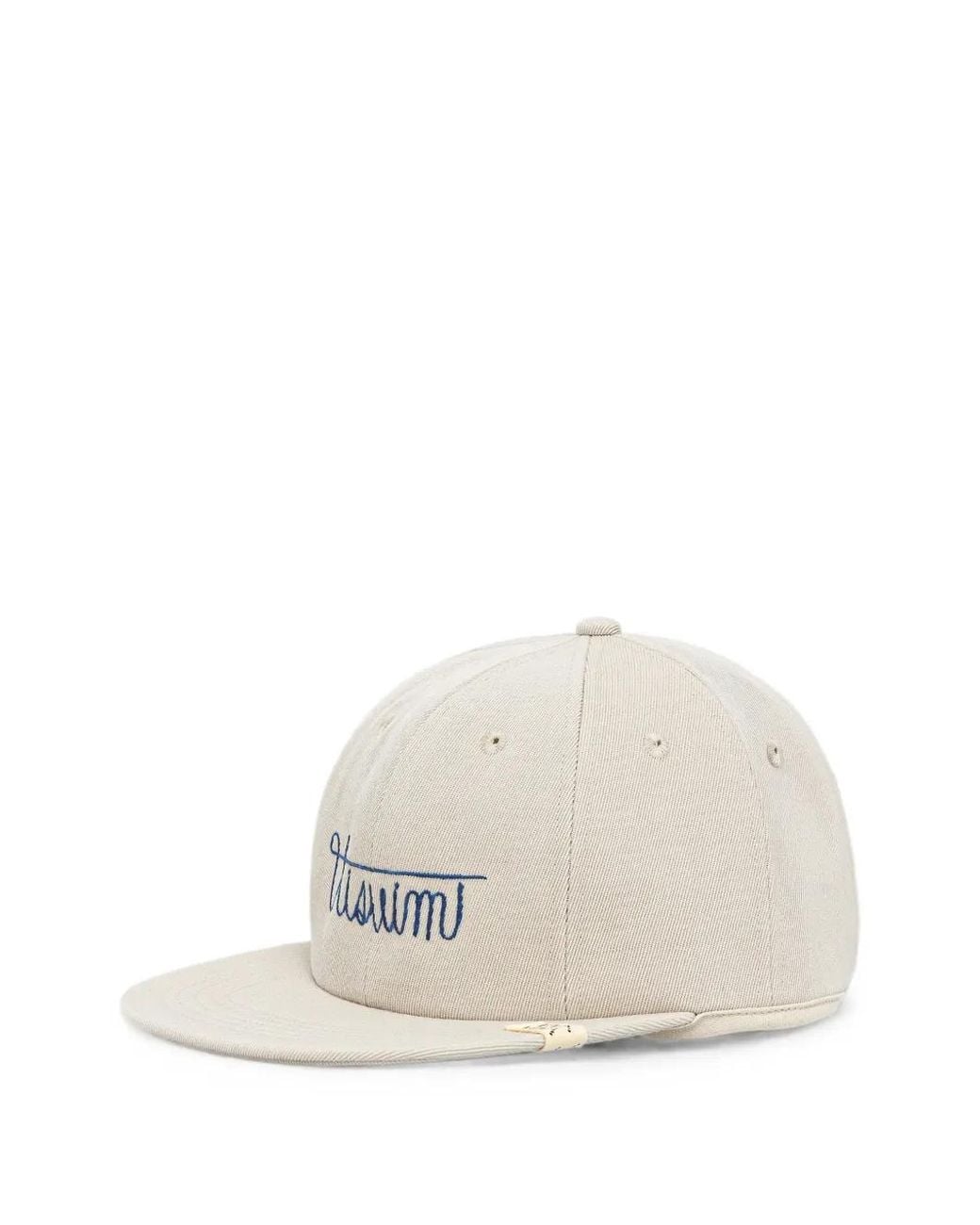 Visvim White Excelsior Ii Logo-Embroidery Baseball Hat for men