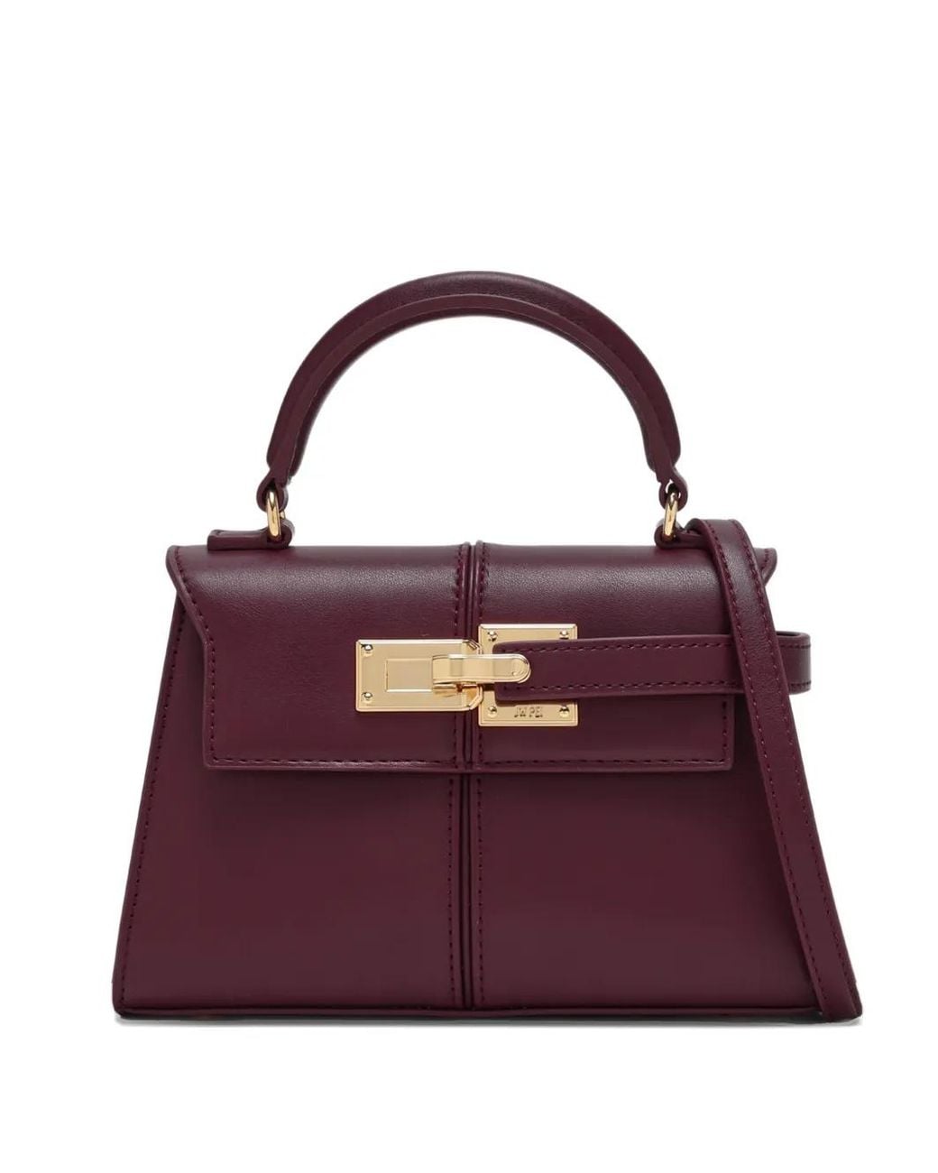 JW PEI Purple Elise Top-Handle Flap Satchel