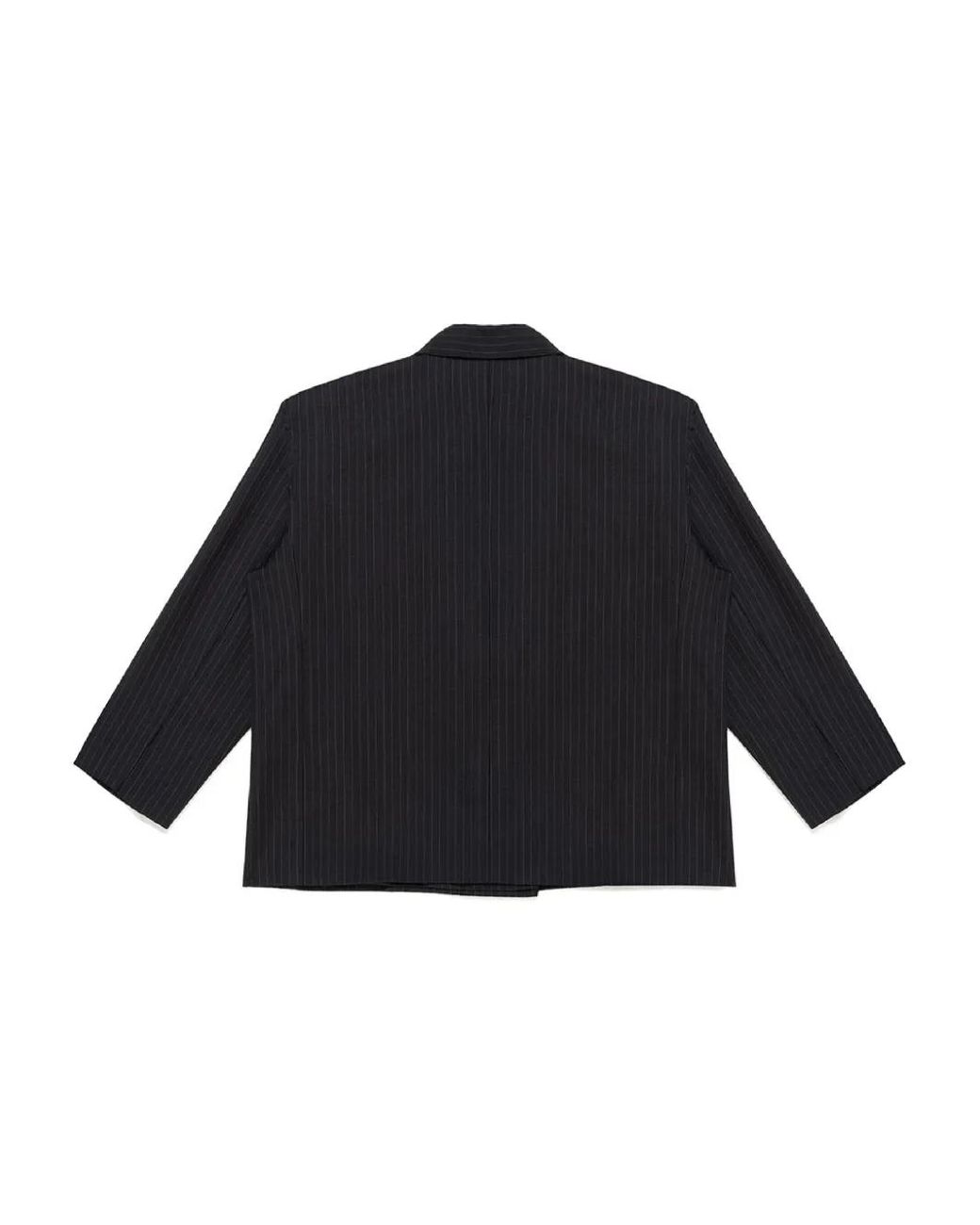 Mainless Blue Pinstripe Blazer