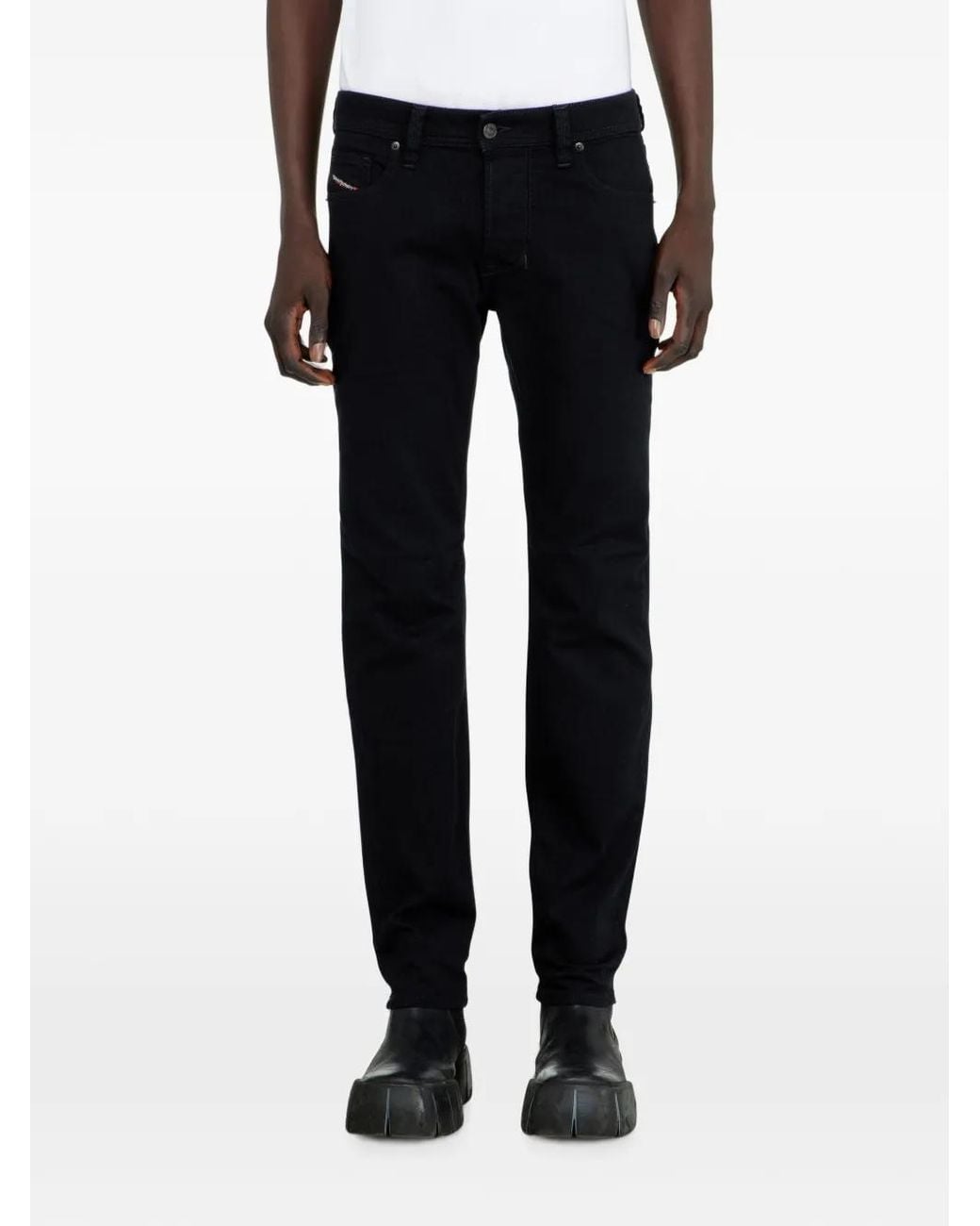 DIESEL Black Regular Jeans Low-Waist 1986 Larkee-Beex for men