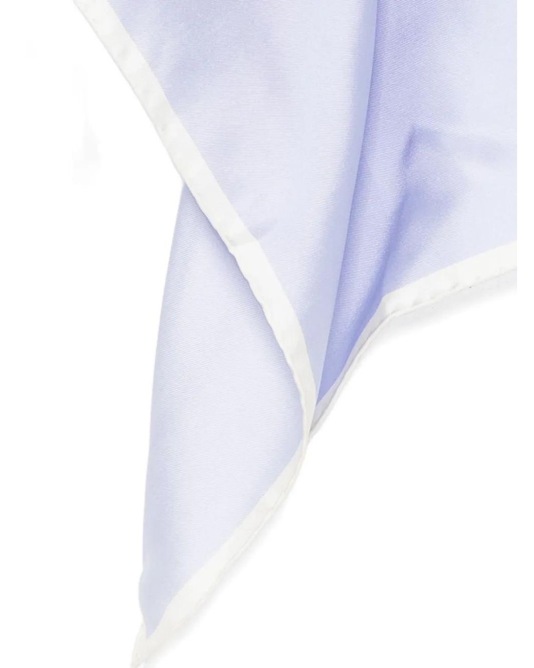 Tom Ford White Satin Pocket Square for men