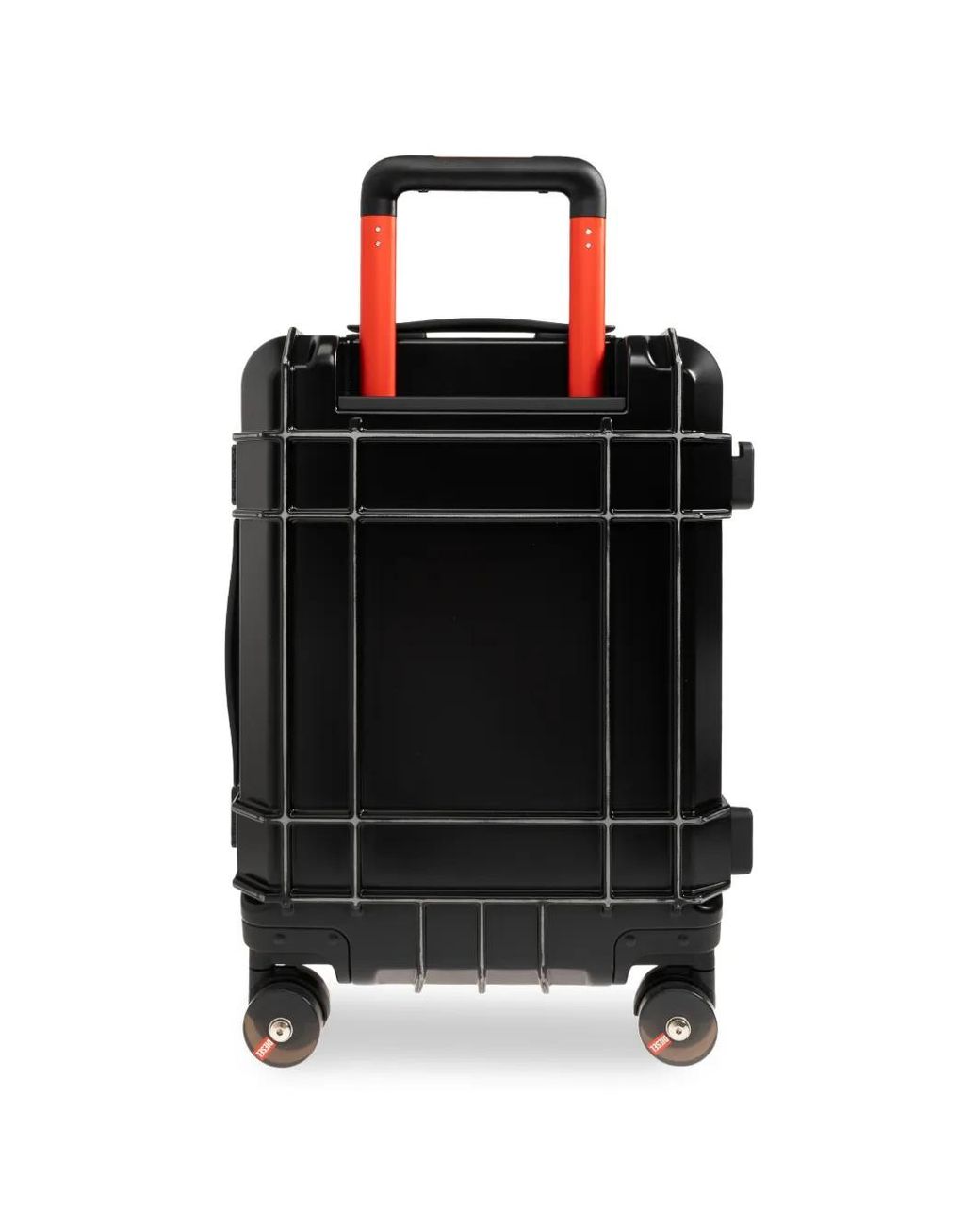 DIESEL Black Embossed-Logo Grid-Pattern Trolley