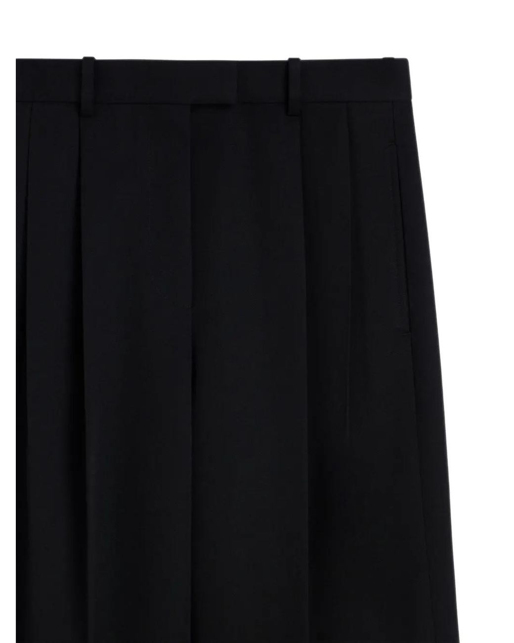 Givenchy Black Double Pleat Pants