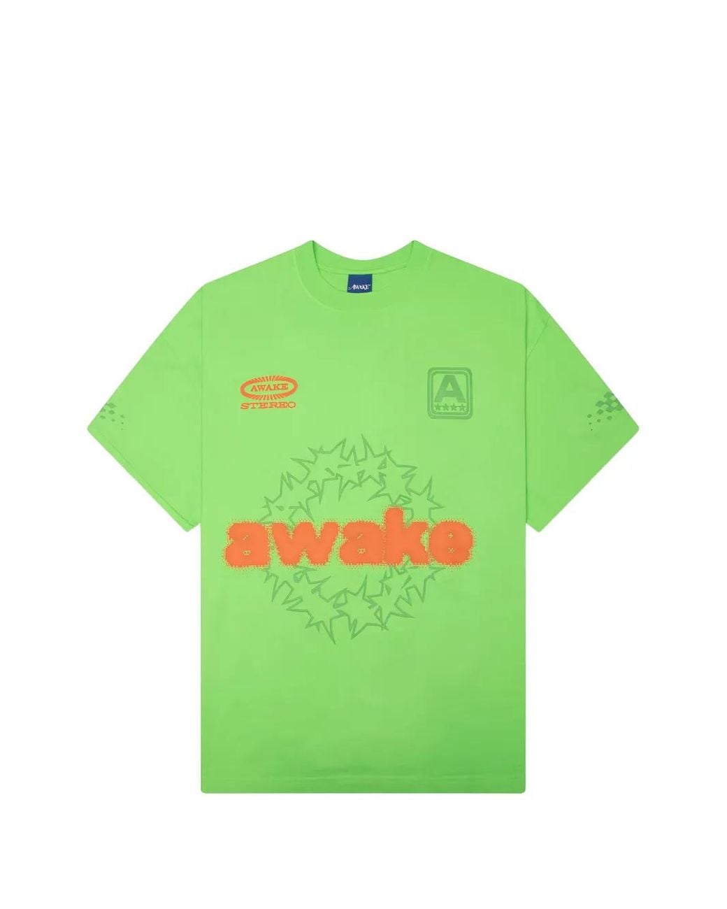 AWAKE NY Green Graphic-Print T-Shirt for men