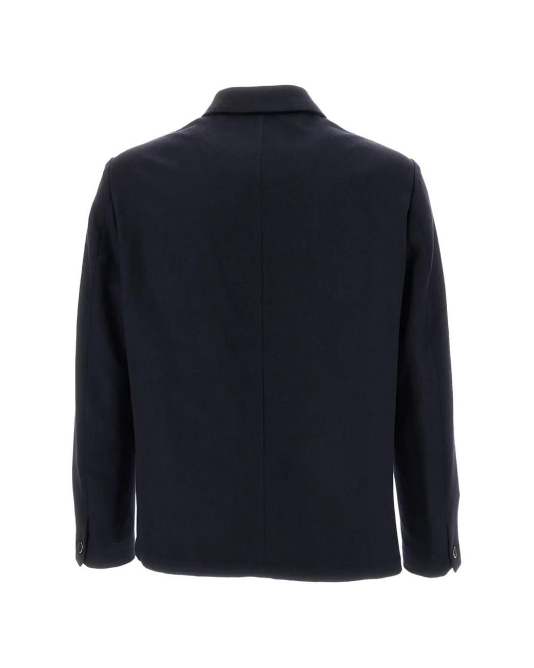 Barena Blue Patch-Pocket Shirt Jacket for men
