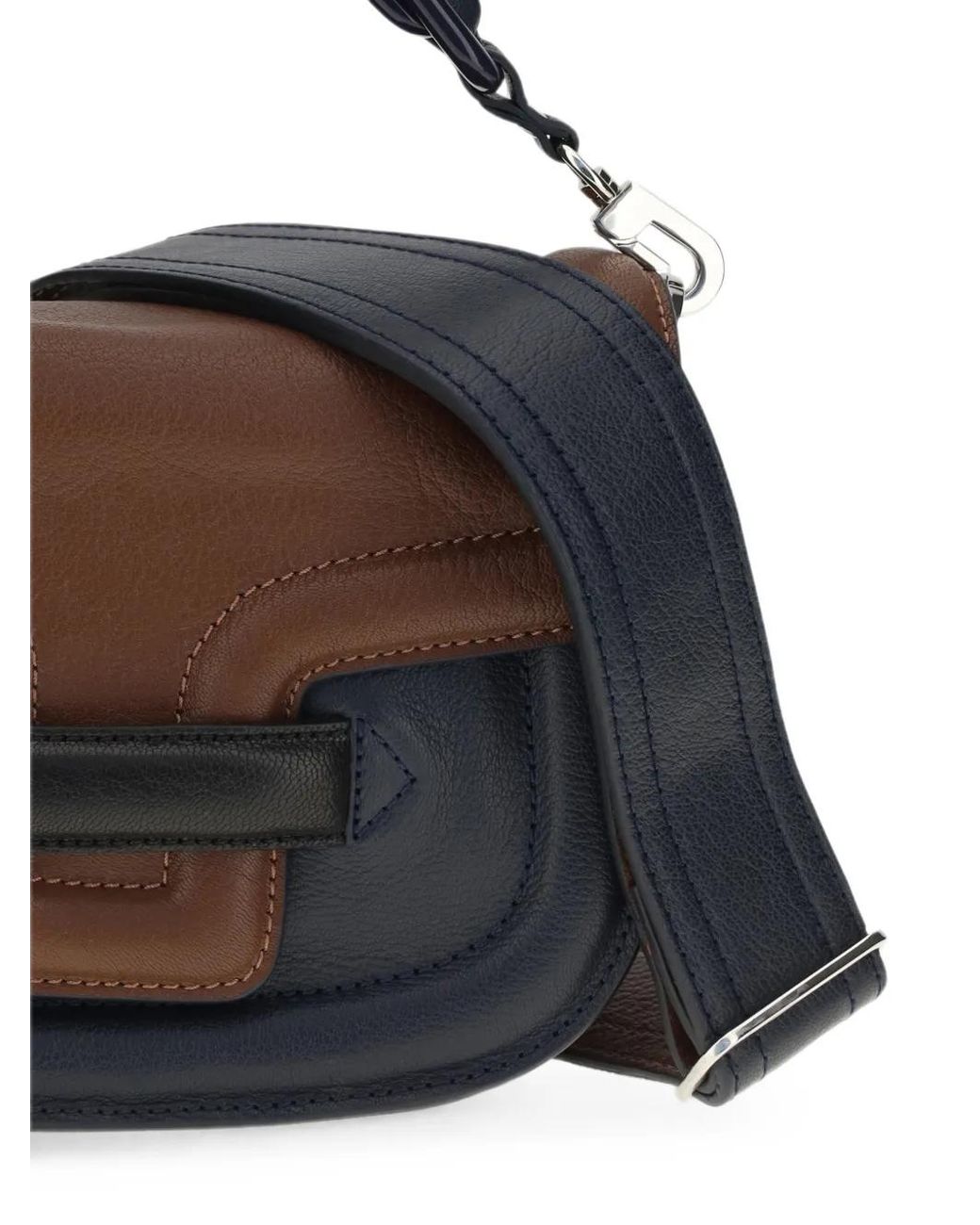 Pierre Hardy Blue Mini Alpha Ville Shoulder Bag