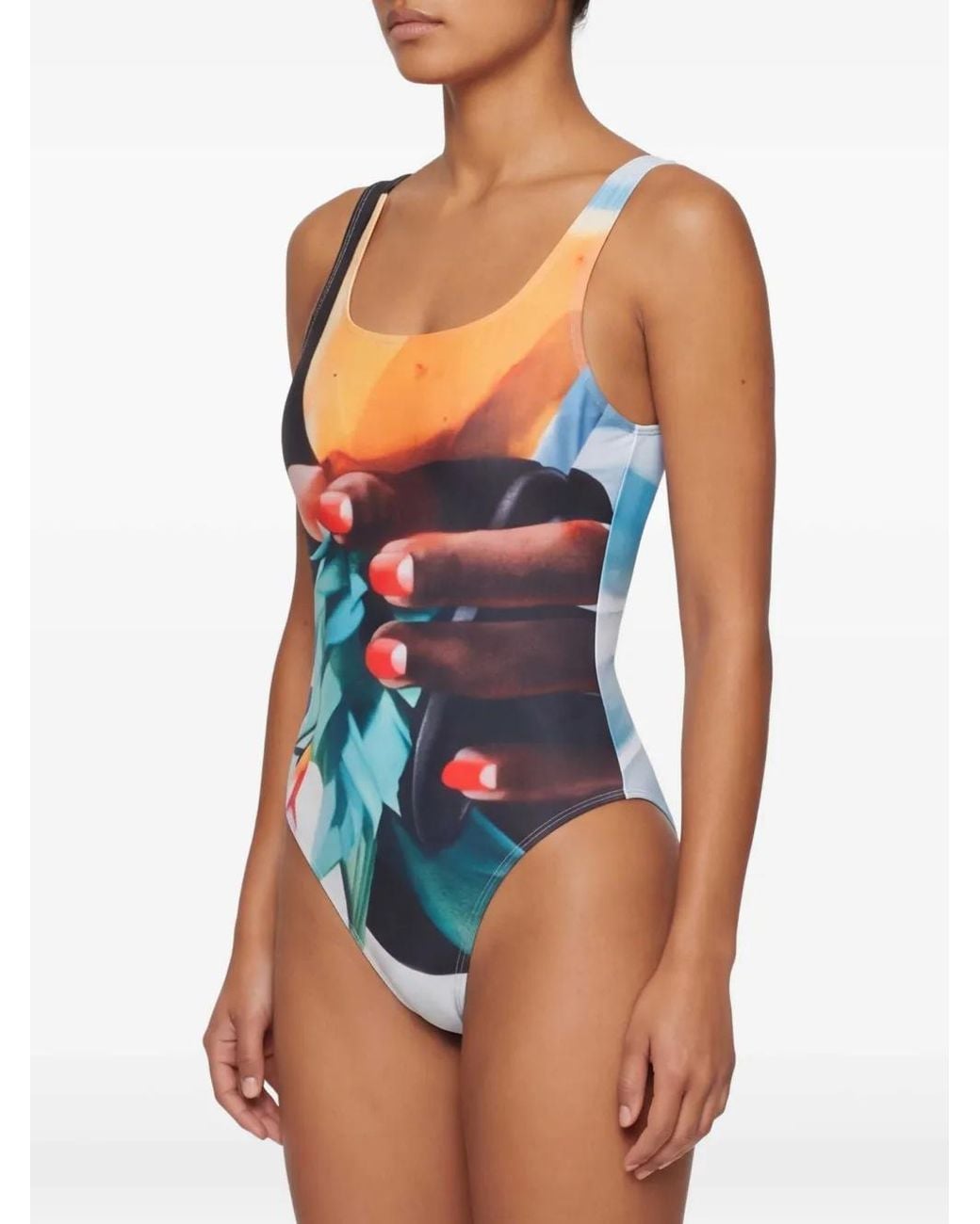 Donde Esteban Blue Maillot De Bain Salpicon