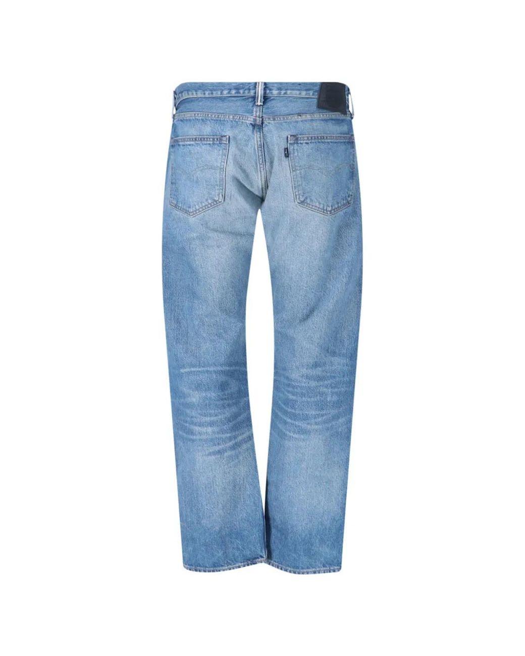 Levi's Blue Saddle Rock Mij Logo-Patch Jeans for men