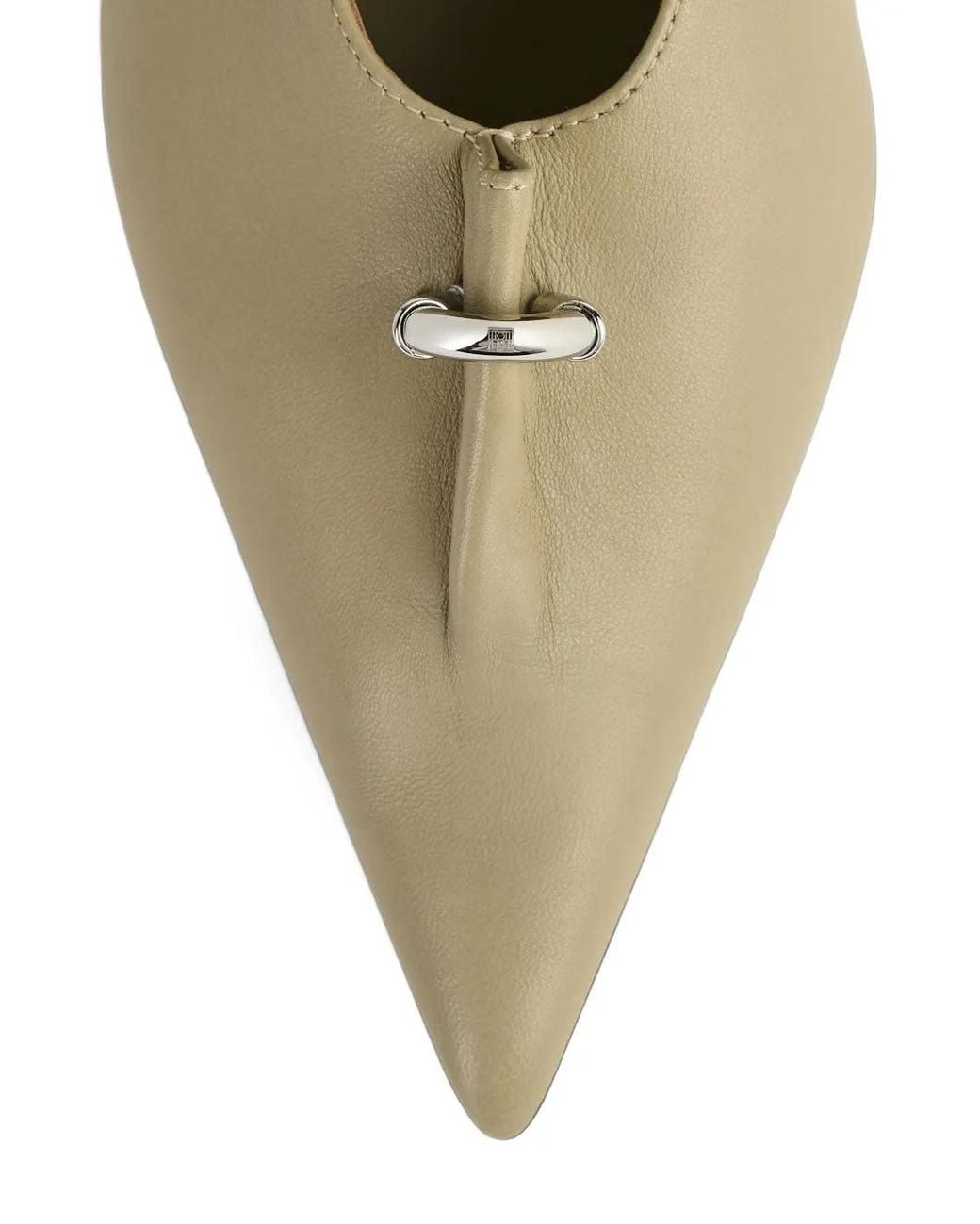 Totême Natural Pierced Nappa Pumps Cashew