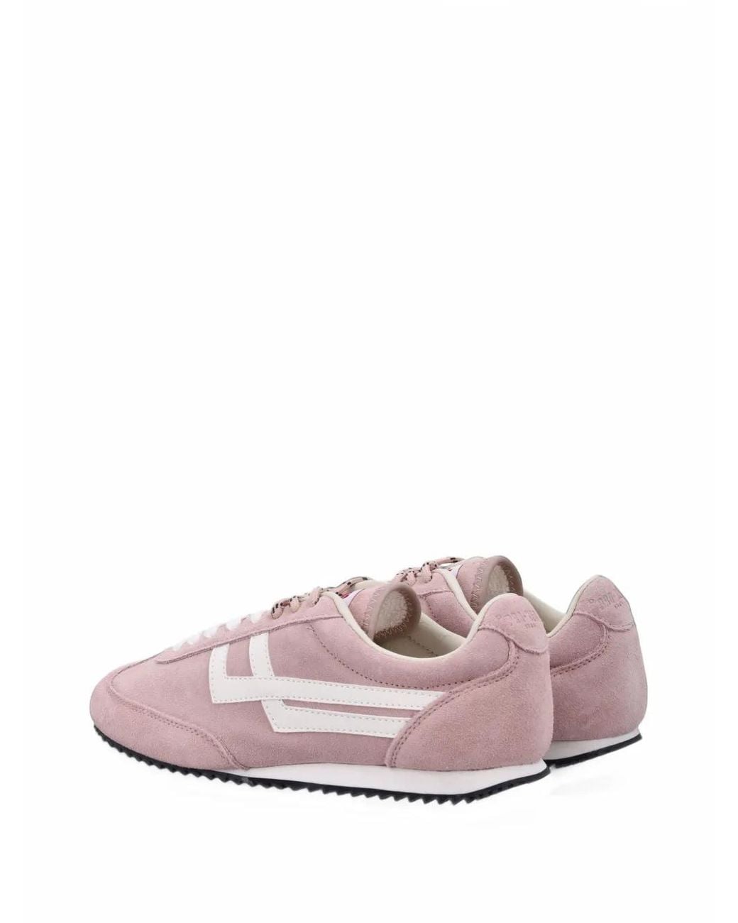 Pro Keds Pink Racer 77 Suede Panelled Sneakers