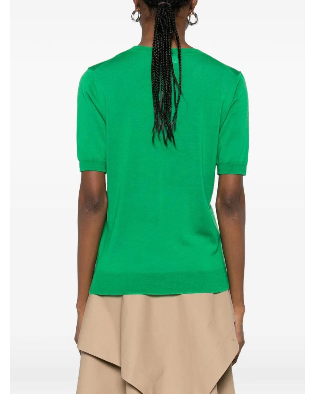 P.A.R.O.S.H. Green Round-Neck T-Shirt