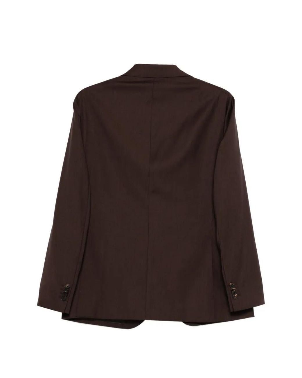 Caruso Brown Button Jacket for men