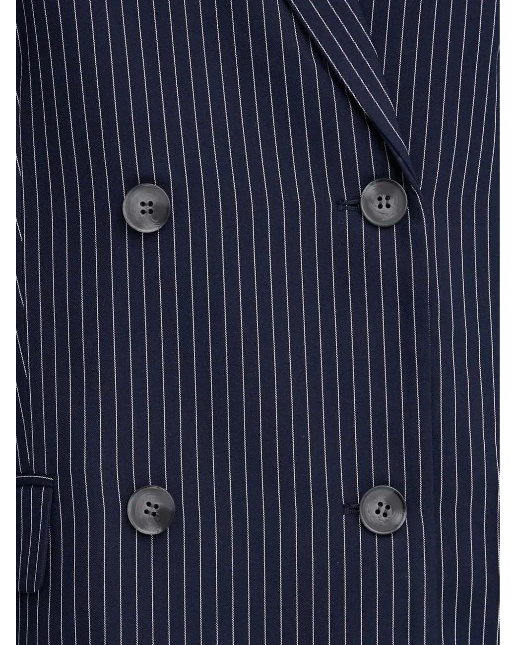 Day Birger et Mikkelsen Blue Herman Double-Breasted Blazer