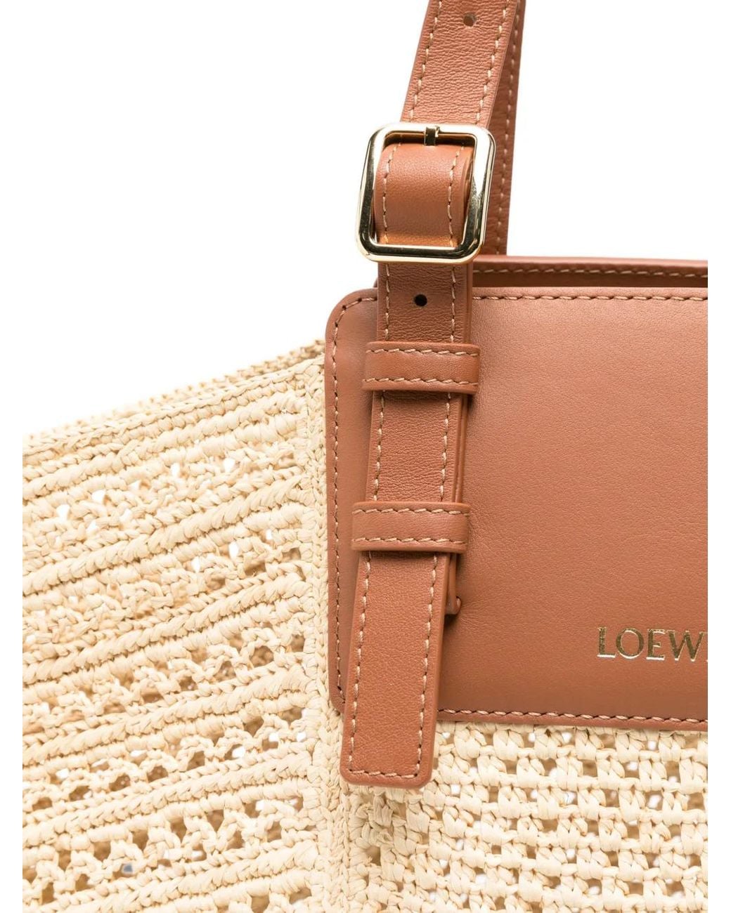 Loewe Natural Hammock Rafia Cabas Bag