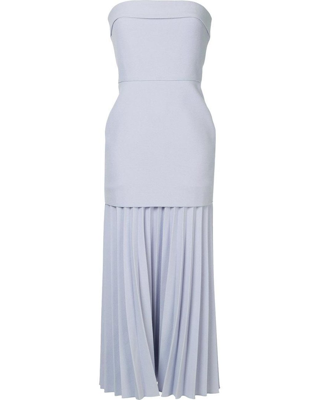 Dion lee linear top crepe pleat dress
