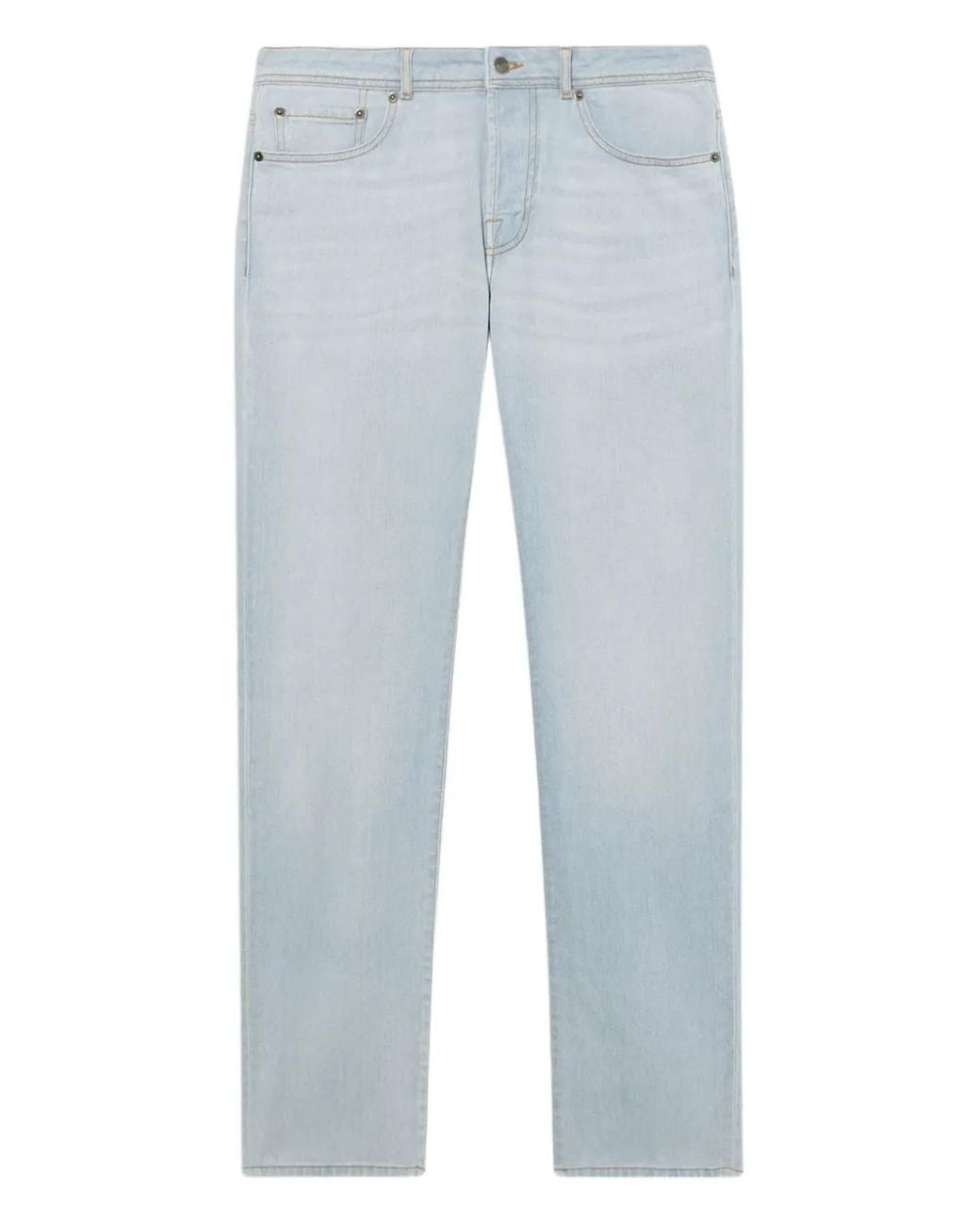 Brooks Brothers Blue Five-Pocket Cotton-Blend Jeans for men