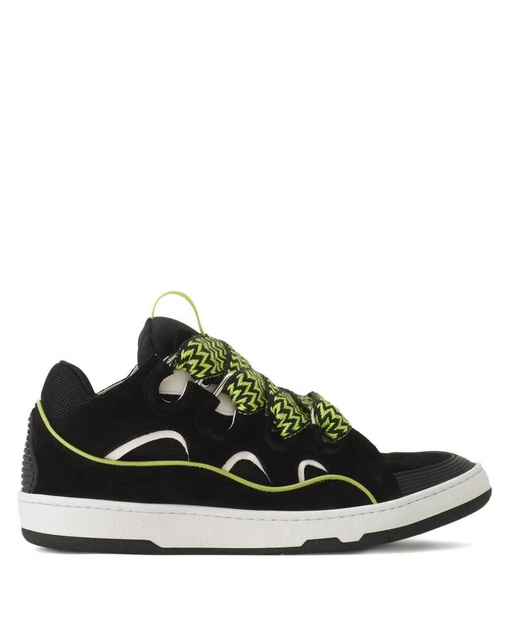 Lanvin Black Curb Sneakers