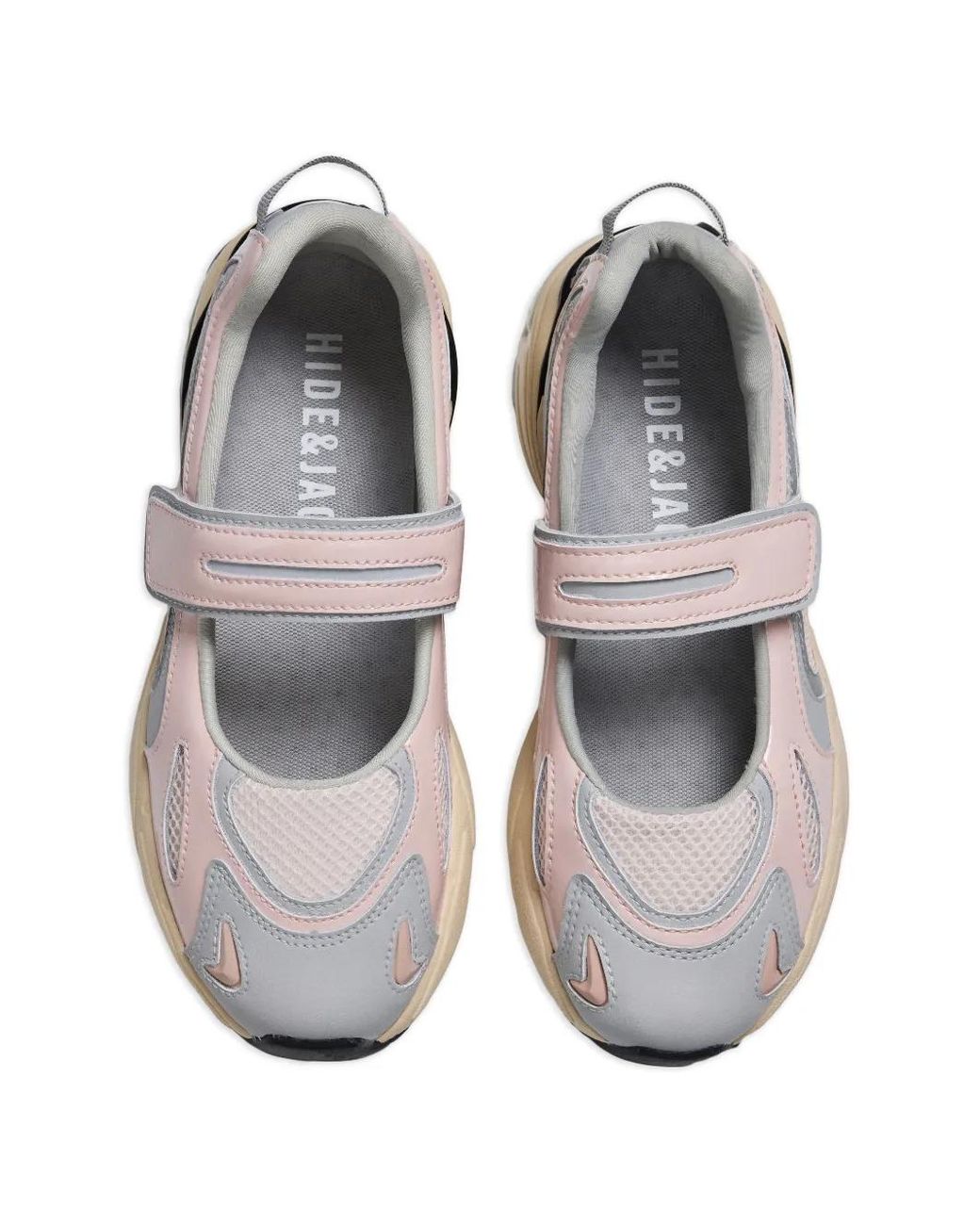 HIDE & JACK White Touch-Strap Sneakers