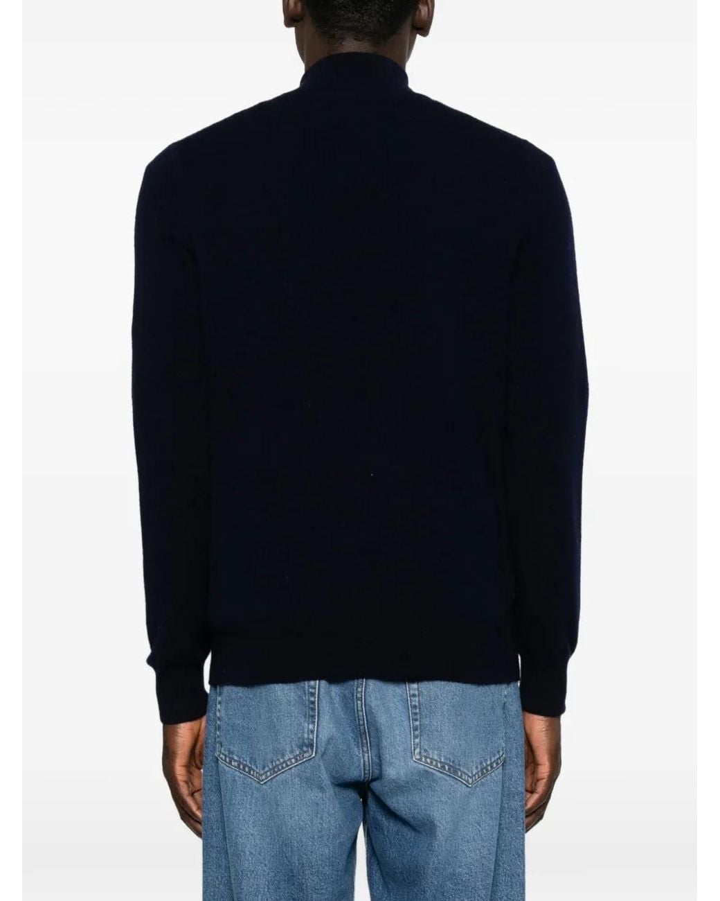 Bompard Pullover Mit Reißverschluss in Blue für Herren