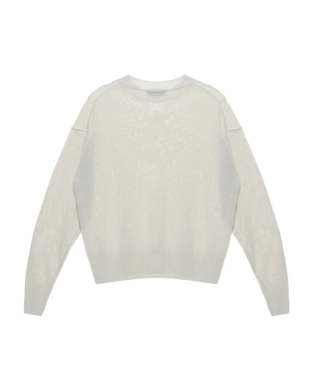 Studio Nicholson White Crew-Neck Sweatshirt for men