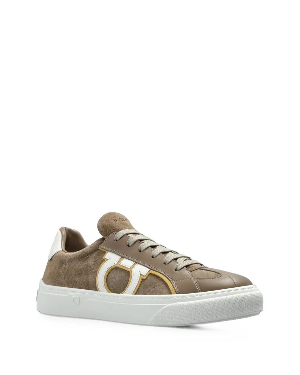 Ferragamo Brown Thor 3 Sneakers for men