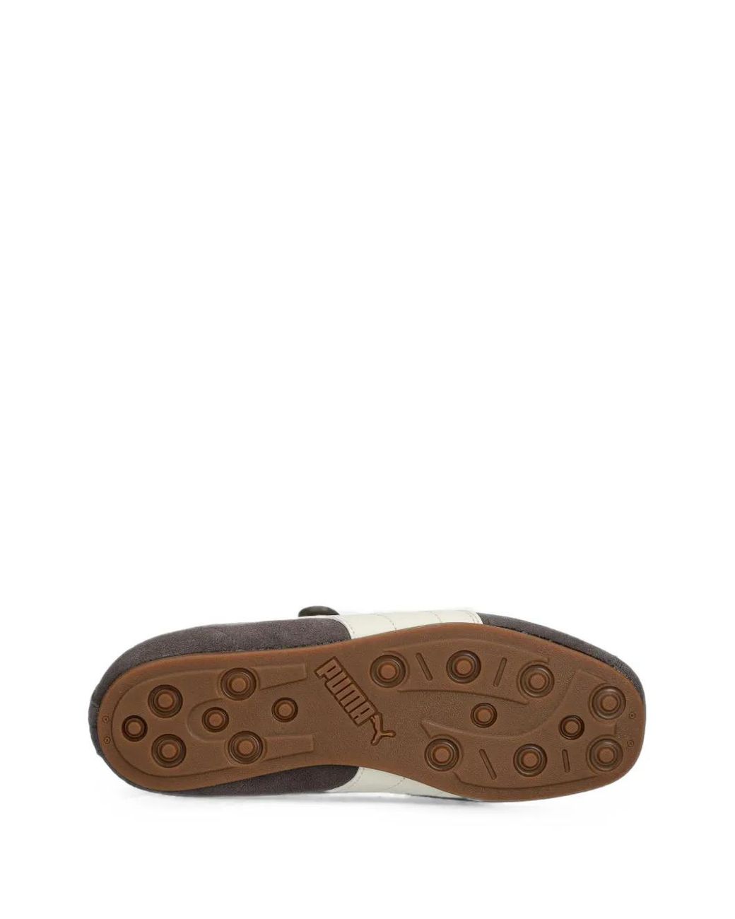 PUMA White Tacklette Buckle-Fastening Ballet Sneakers