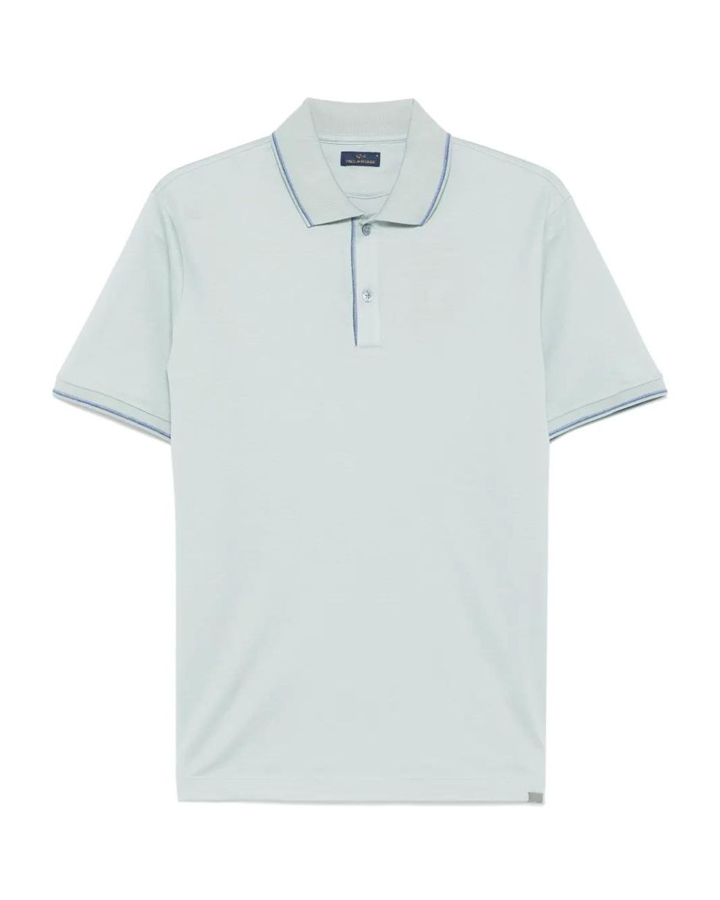 Paul & Shark Blue Cotton Piqué Polo Shirt for men