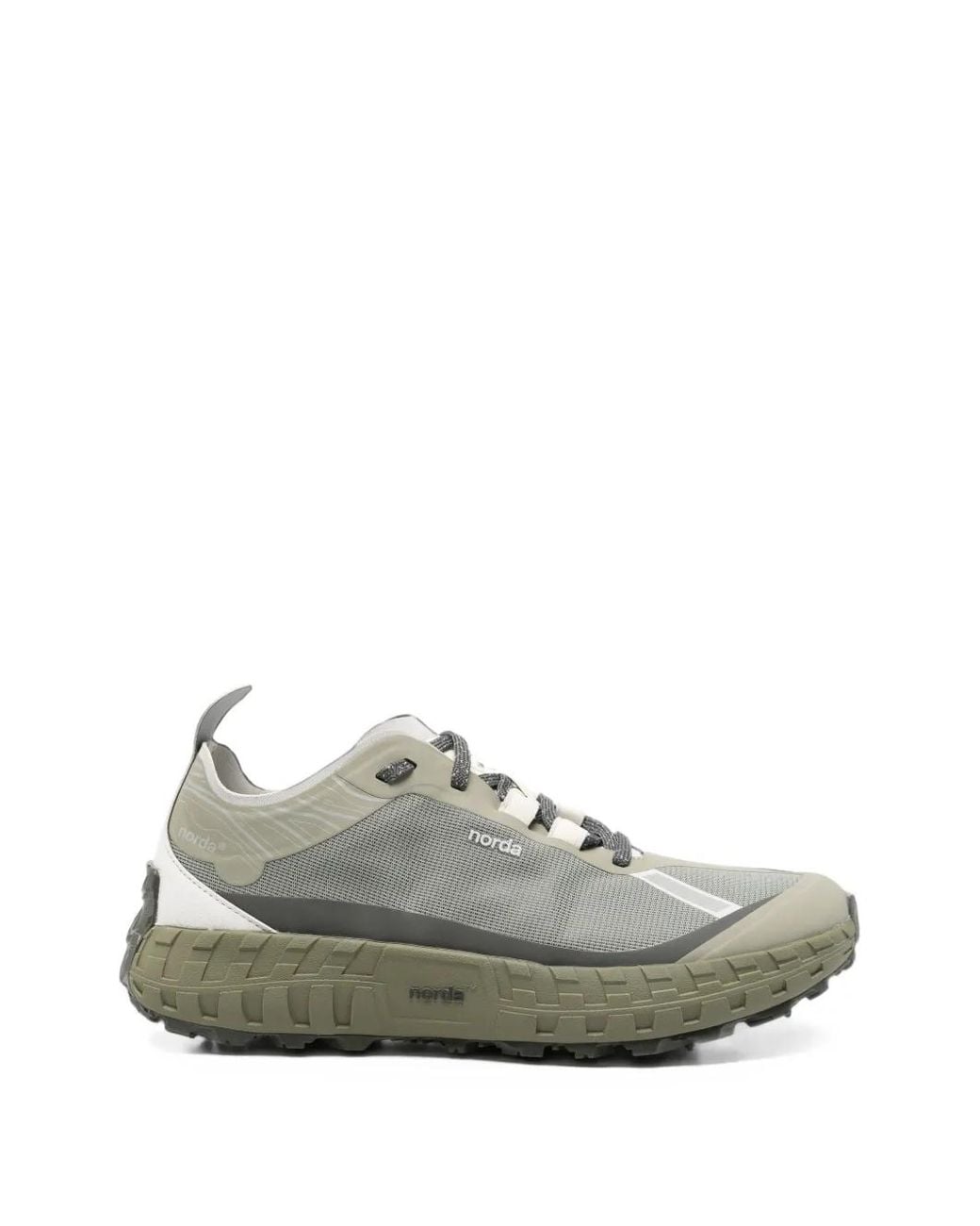 Norda Gray Panelled Sneakers for men