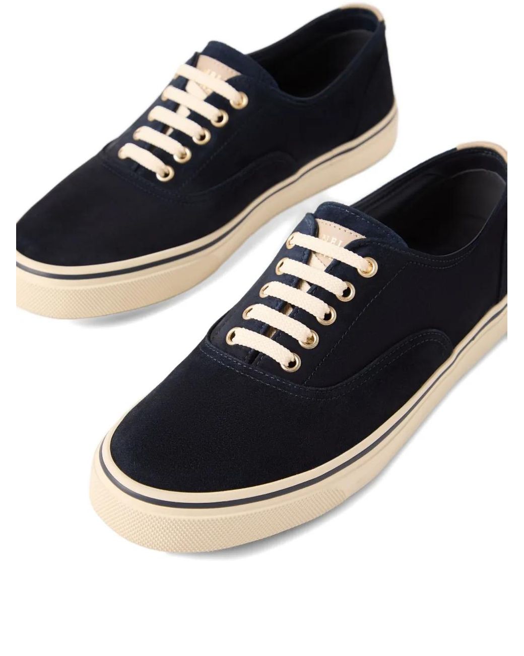 Brunello Cucinelli Black Leather Sneakers for men
