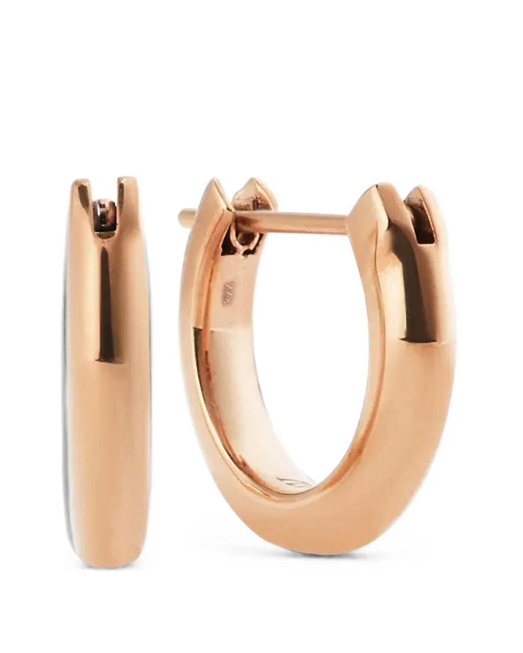 Daniel Wellington Pink Arch Polished-Hoop Earrings