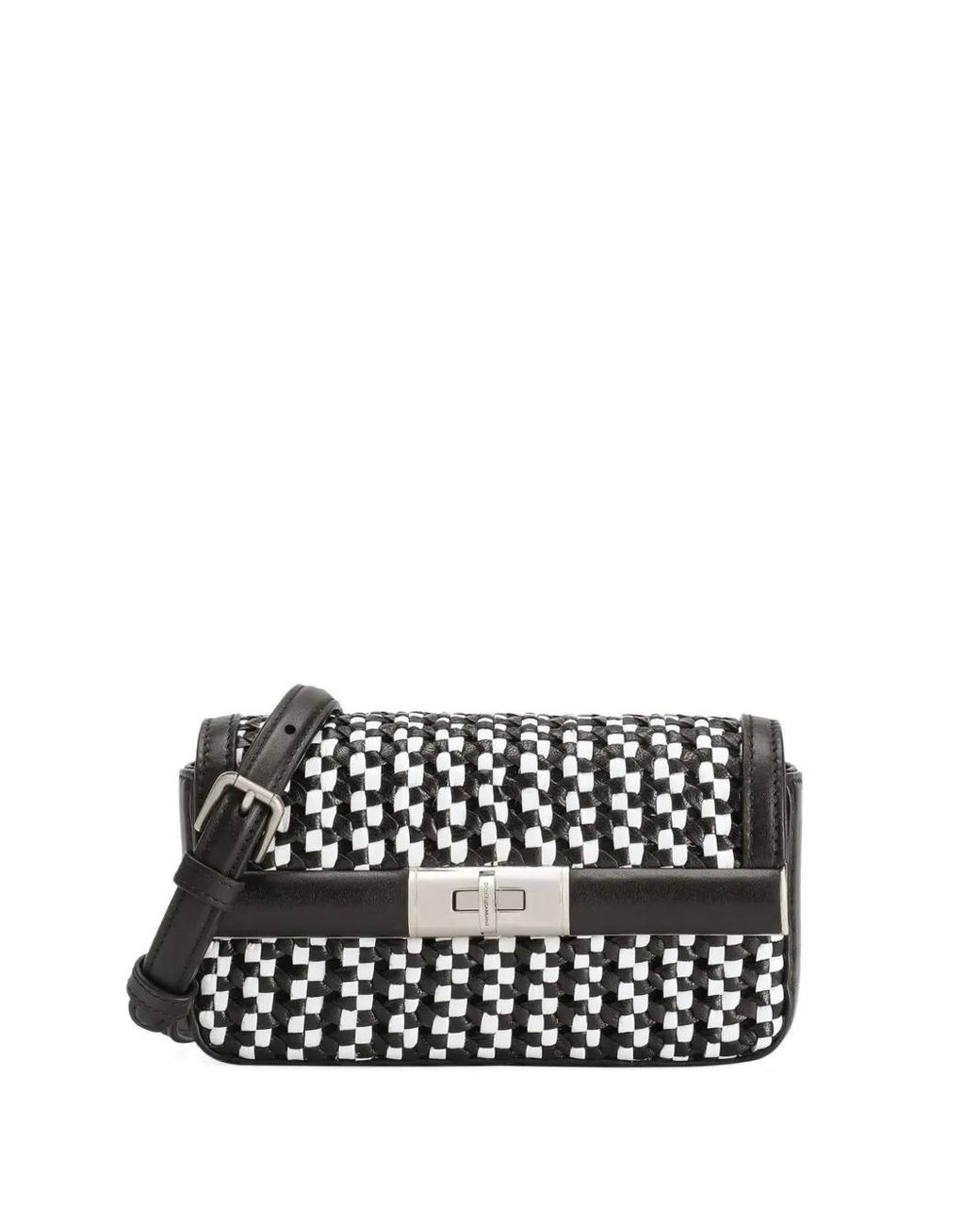 Dolce & Gabbana White Marlene Braided Shoulder Bag for men