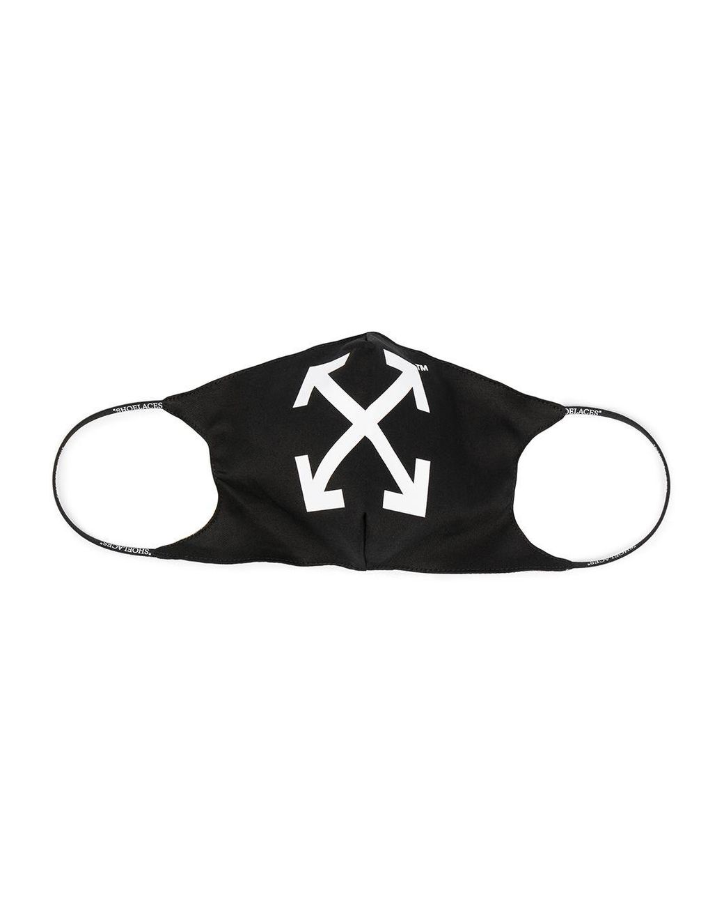 Off-White c/o Virgil Abloh Cotton Arrows Logo Face Mask in Black - Save ...