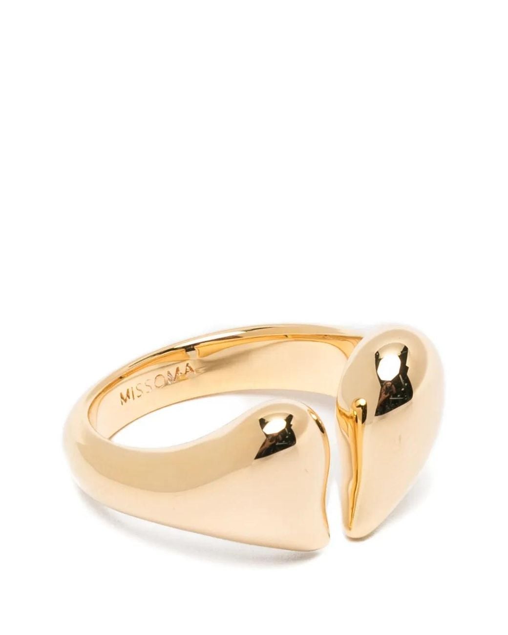 Missoma Metallic Molten Heartbreaker Ring