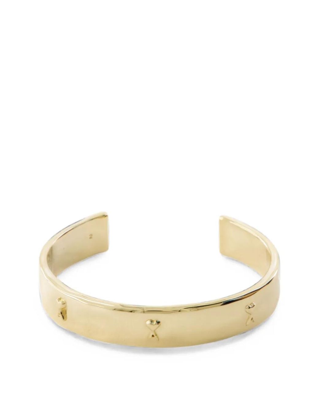 AMI Metallic Hammered Ami De Coeur Bracelet