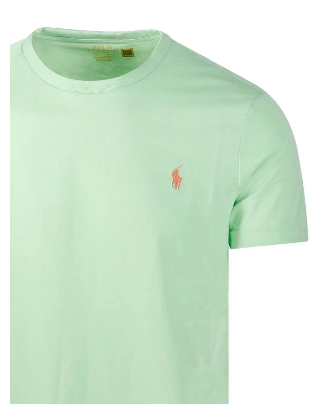 Polo Ralph Lauren Green Logo-Embroidered T-Shirt for men
