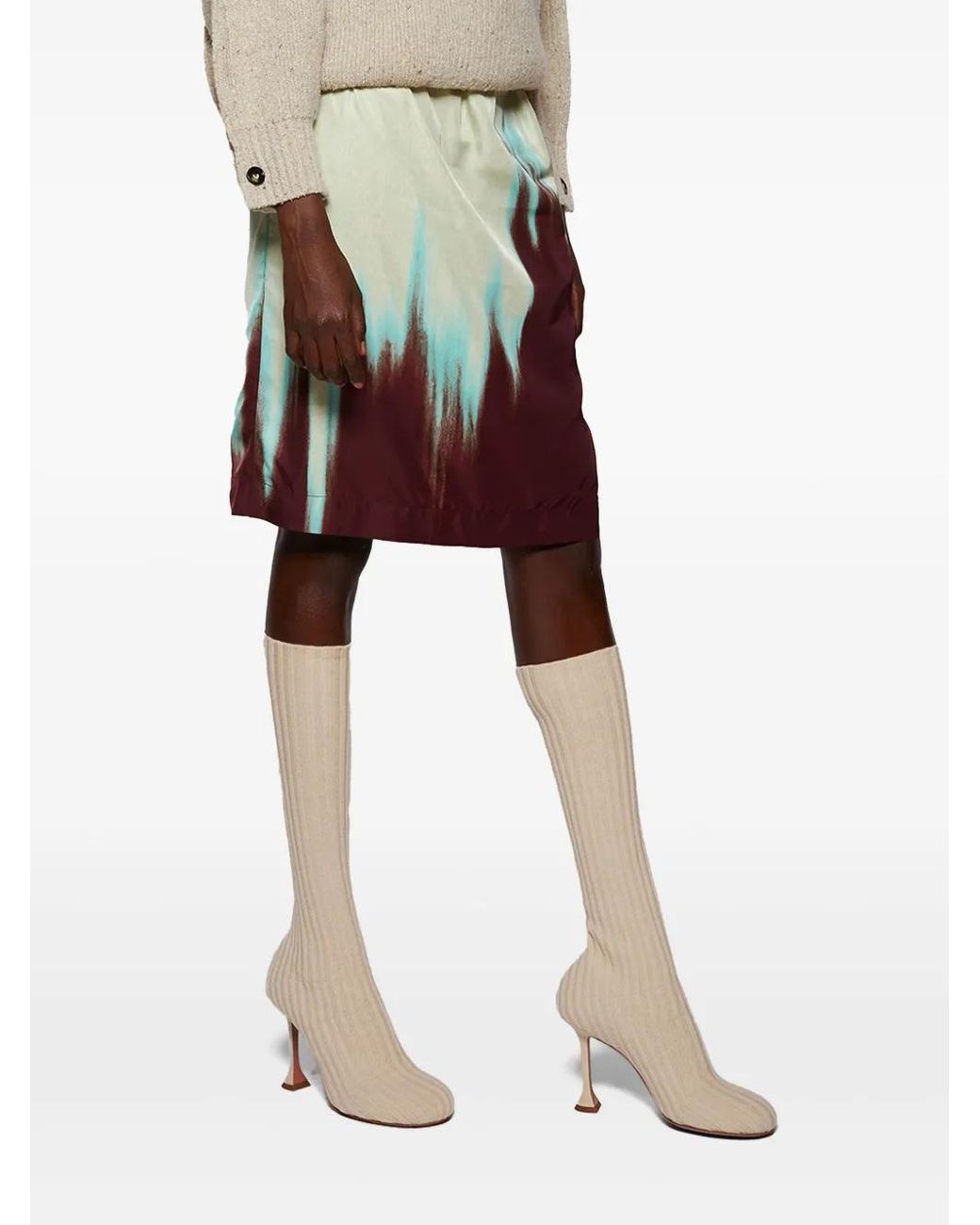 AMINA MUADDI White 90Mm Veneda Boots